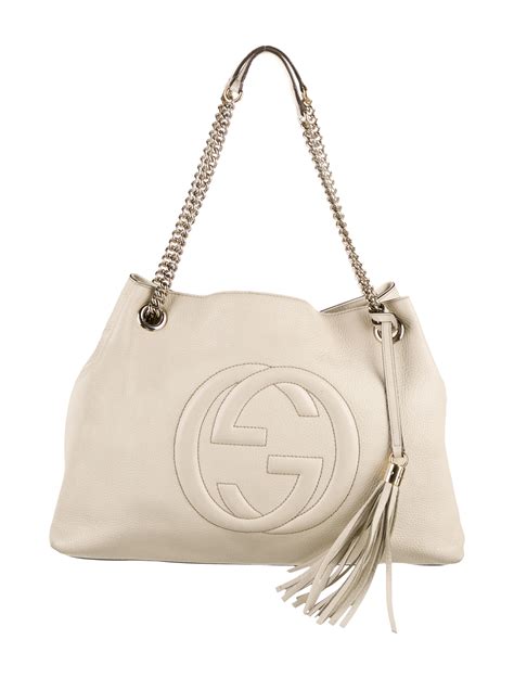 gucci soho leather chain bag|gucci medium soho chain tote.